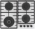 Превью Панель газ. Gorenje GTW642SYW Белый