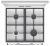 Превью Плита газовая Gorenje GK6C5WF